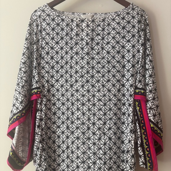 Trina Turk Mandalay Tunic Swim Cover-Up Geometric Pattern Stretch Women’s XL - Picture 3 of 7